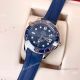 Swiss Quality Omega Diver 300m Citizen Watch Rose Gold Bezel Blue Rubber strap (6)_th.jpg